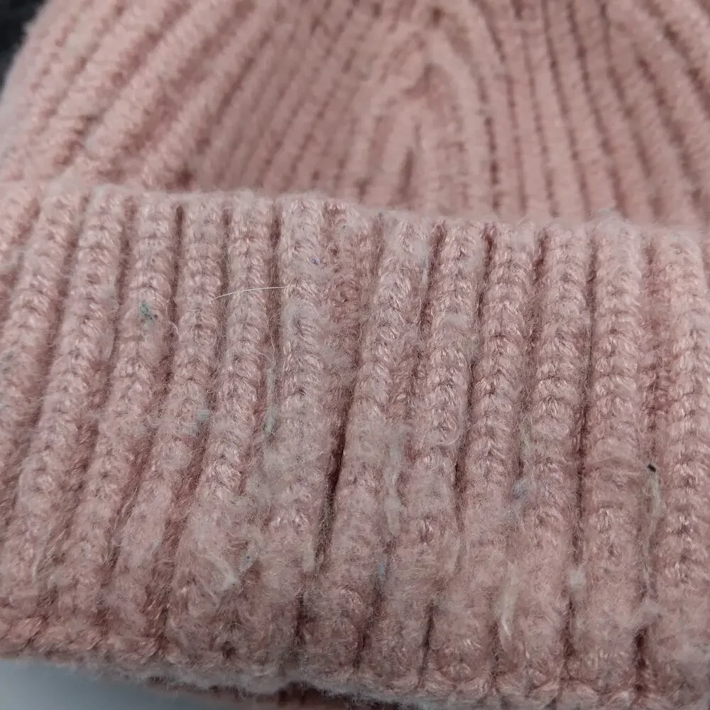 Moonlight Ride On The Wave 15 beanie pink and gray